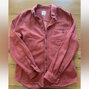 Zara Terracotta Relaxed Fit Button Up